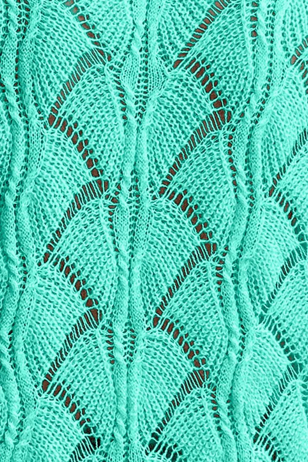 Chic mint green knit sweater - Love Salve